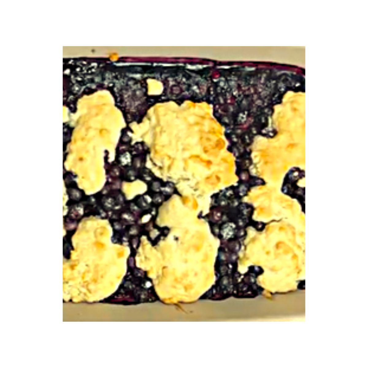 blueberry cobbler, dairy-free, soy-free and nut-free